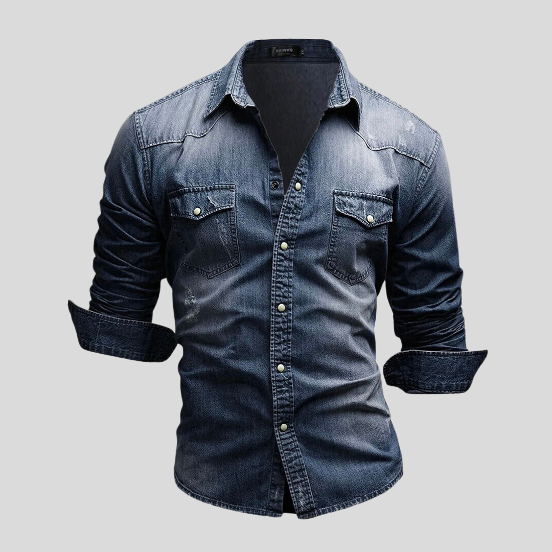 EMILIANO™|CAMICIA DENIM MODERNA