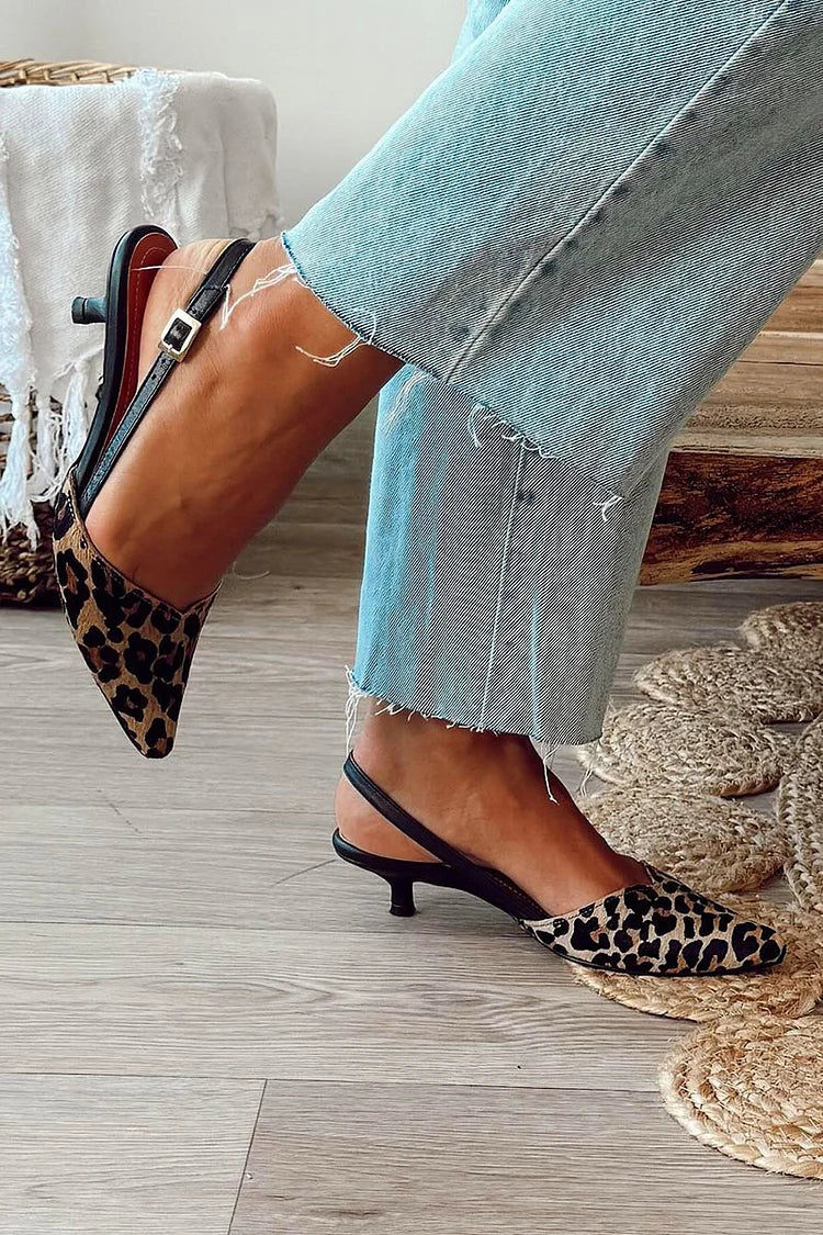 SERENA | SLINGBACK ANIMALIER