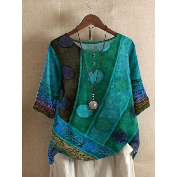 FLORIANA|TOP BOHO COLORATO