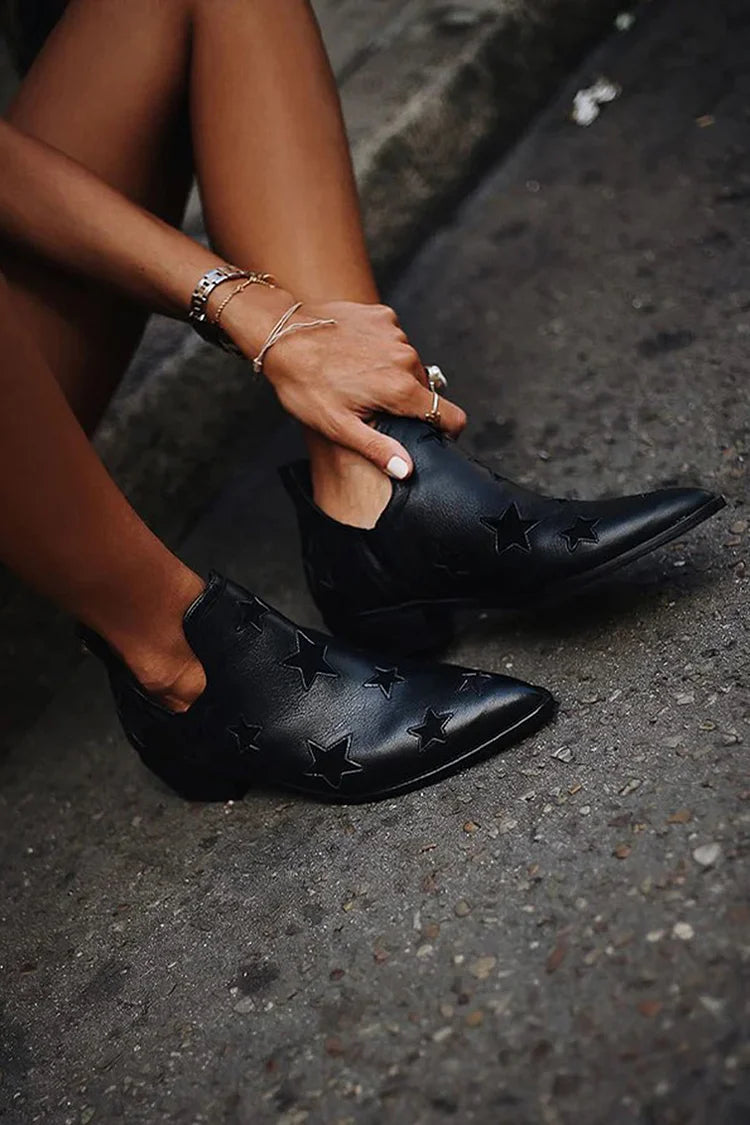 STELVIA | STIVALETTI TEXANI CON STELLE