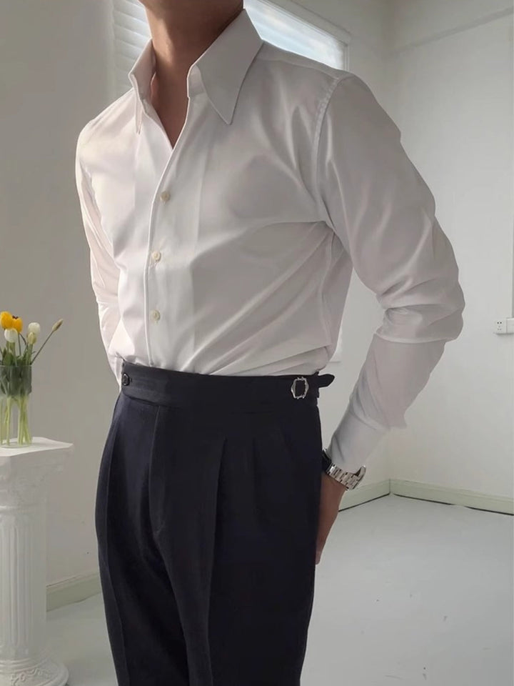ALFIERI™|CAMICIA ELEGANTE SCOLLO A V