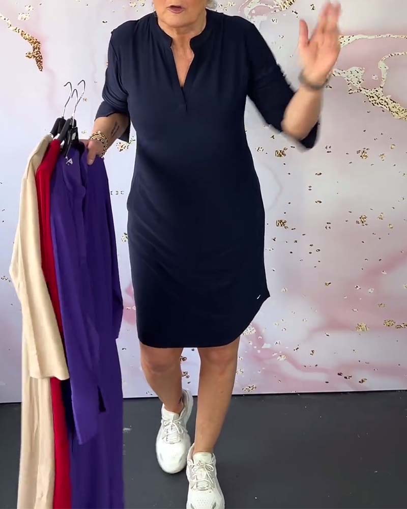 GIULIET|ABITO ELEGANTE SCOLLO A V