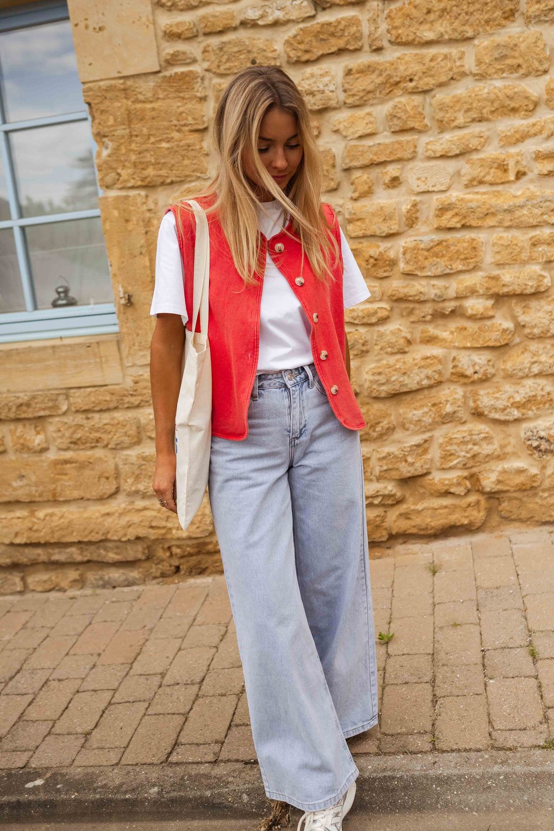 CARLA|GILET ESTIVO VINTAGE