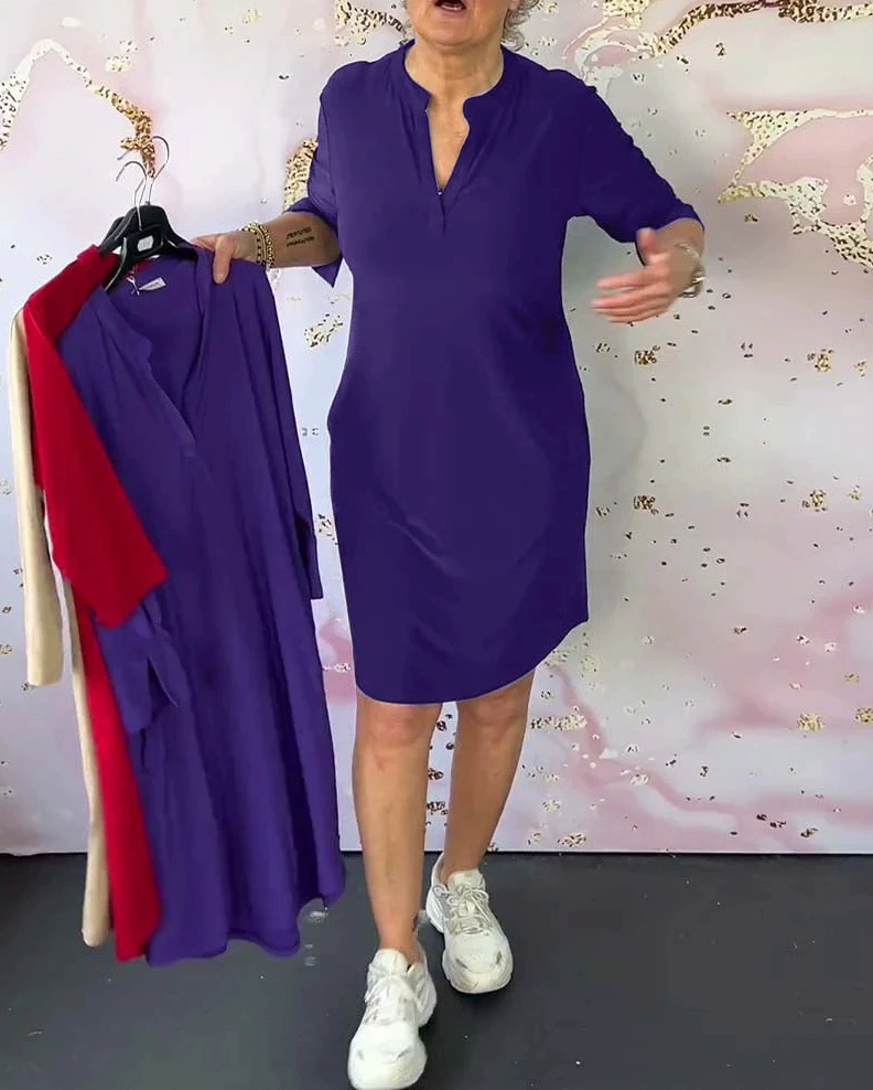GIULIET|ABITO ELEGANTE SCOLLO A V