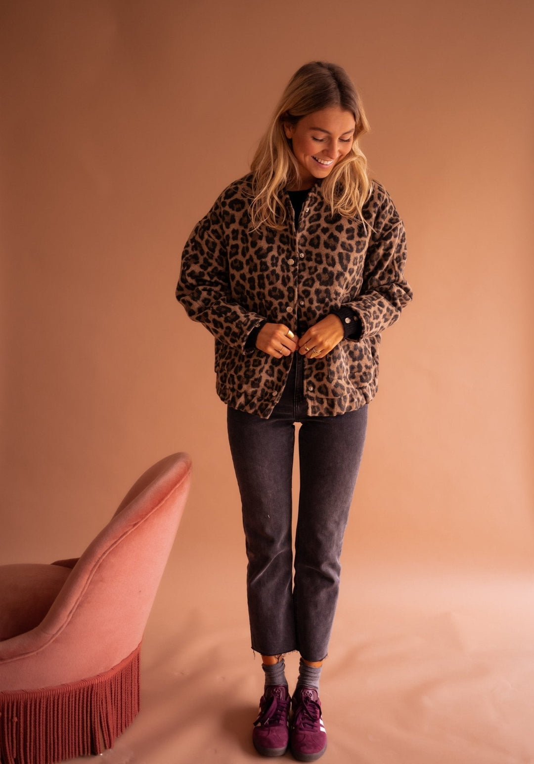 MIRELA™|Giacca Leopardata alla Moda