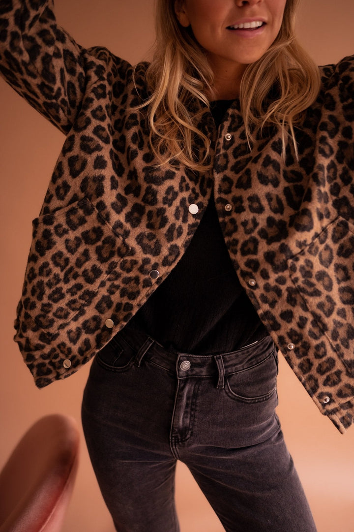 MIRELA™|Giacca Leopardata alla Moda