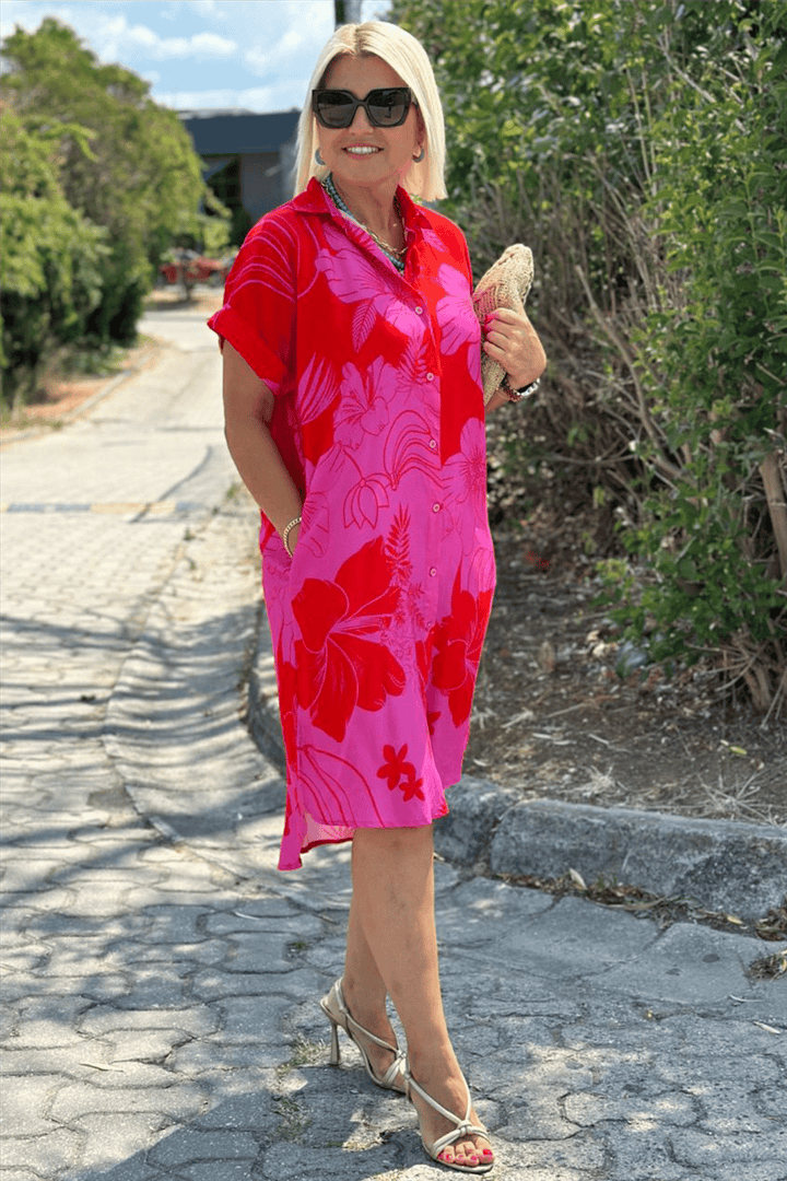 ALLEGRA™|Abito con Stampa Floreale